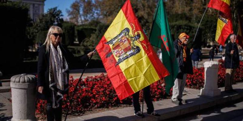 Acto para conmemorar a Francisco Franco en Madrid, el 20 de noviembre de 2022. (Europa Press/Alejandro Martínez Vélez) Acto para conmemorar a Francisco Franco en Madrid, el 20 de noviembre de 2022.