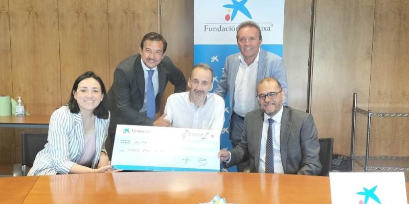 Representantes de Fundación la Caixa 