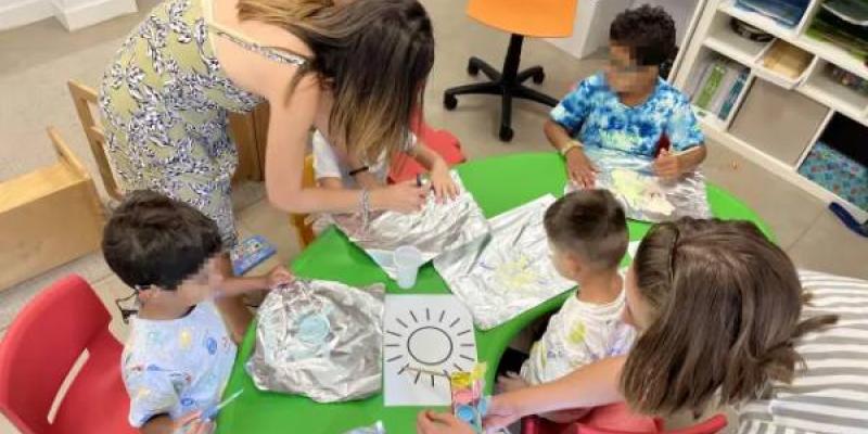 Niños en el colegio