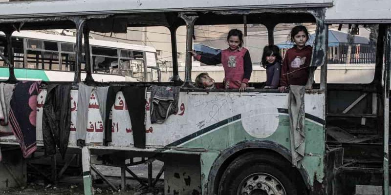 Imagen de niños en Gaza/infoLibre La guerra en Gaza deja malnutrición en los niños