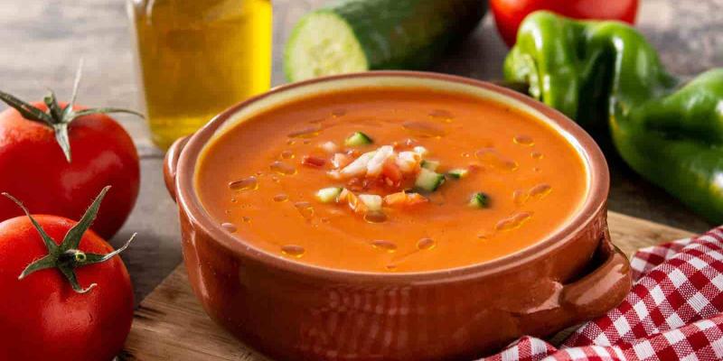 Imagen de un plato de gazpacho/RTVE.es Gazpacho, la receta tradicional y refrescante