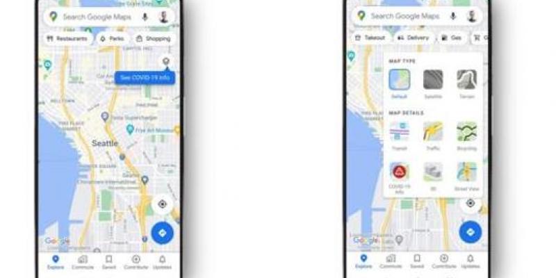 Ya puedes ver en Google Maps las zonas con más contagios de Covid-19