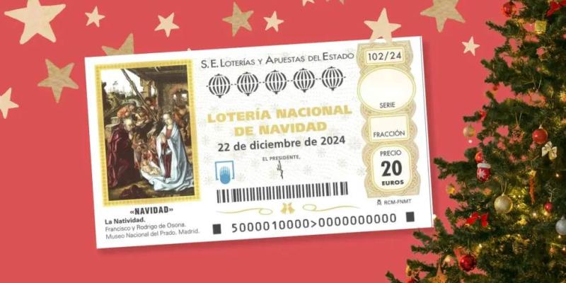 Imagen del décimo de Lotería del año pasado