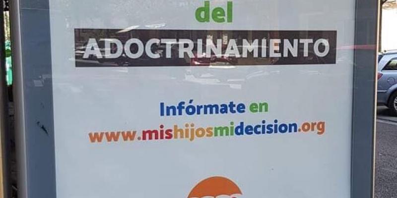 Hazte Oír publicita un teléfono de atención a "víctimas de adoctrinamiento de género".