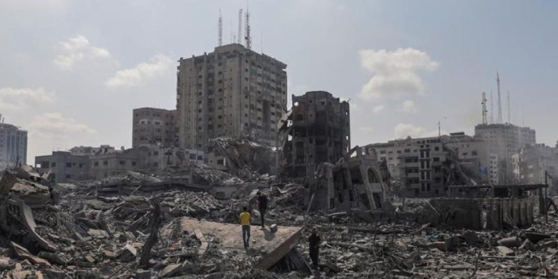 Gaza bajo asedio israelí - Mohammed Saber (EFE) Los hogares destrozados en Gaza