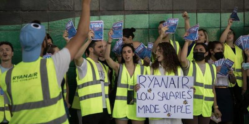 Ryanair Huelga Ryanair