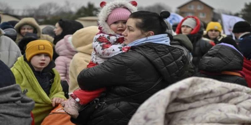 Ucrania y sus ciudadanos/ AFP La huida de Ucrania