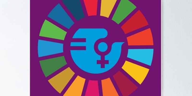 Imagen de un símbolo de la igualdad de género/Redbubble Igualdad de género en los ODS
