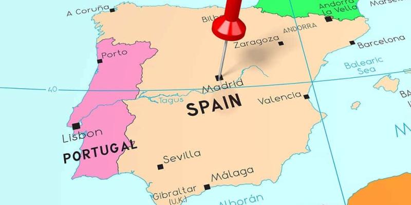 Imagen del mapa de España/Vivus.es Municipios españoles con menos impuestos