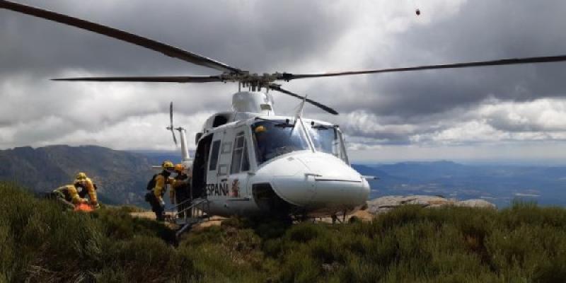 Vuelo de entrenamiento para la campaña contra incendios forestales 2022