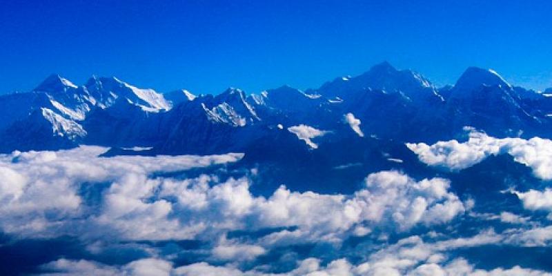 En India se registran niveles muy buenos de calidad del aire India, cordillera del Himalaya
