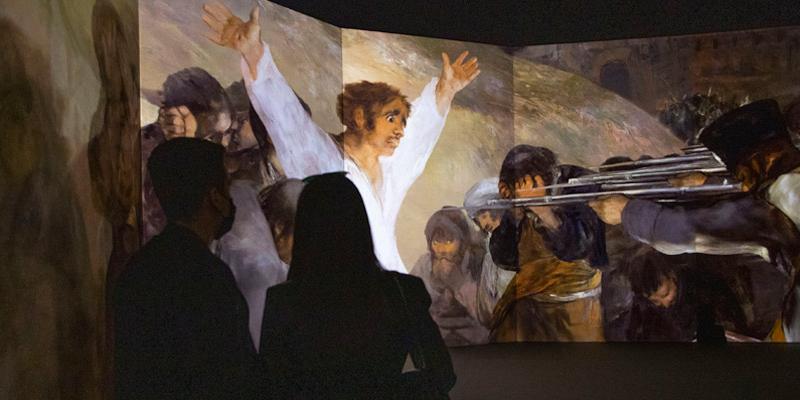 El 3 de Mayo en Madrid, de Francisco de Goya. Fuente: Teatro Fernán Gómez Imagen de la exposición #INGoya