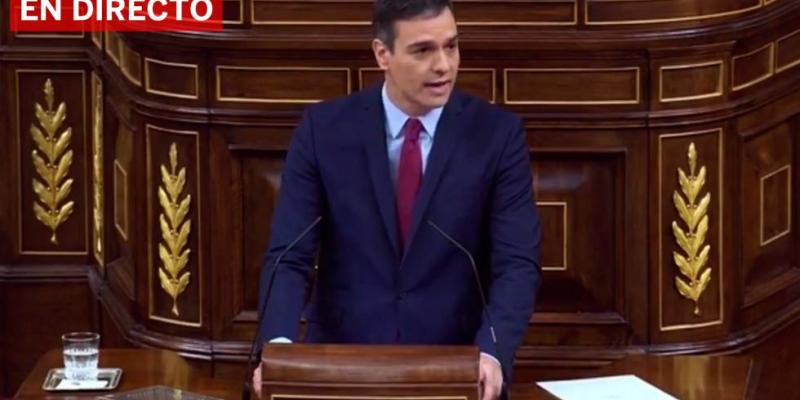 Sesión de investidura en directo. Sesión de investidura en directo.
