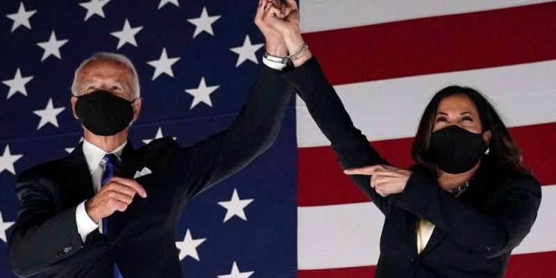 Joe Biden y Kamala Harris, elegidos 'Personas del Año 2020' por la revista 'Time' Joe Biden y Kamala Harris / OLIVIER DOULIERY / AFP