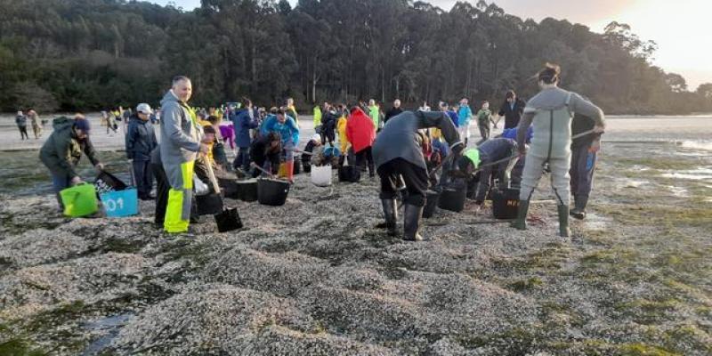 Imagen de marisqueros/El Correo Gallego El sector de marisqueo en Galicia se queda sin jóvenes