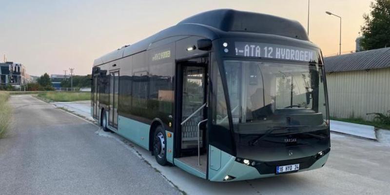 Imagen de un autobús de hidrógeno/Nexotrans Karsan adapta sus autobuses a base de hidrógeno