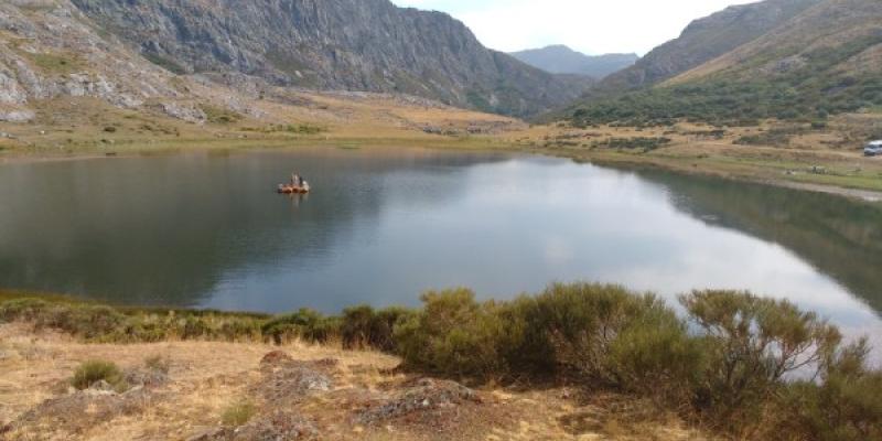 El lago de Isoba, en León