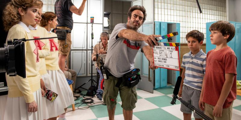 Los Rodríguez y el más allá, tercera película de Paco Arango Paco Arango rodando Los Rodríguez y el más allá