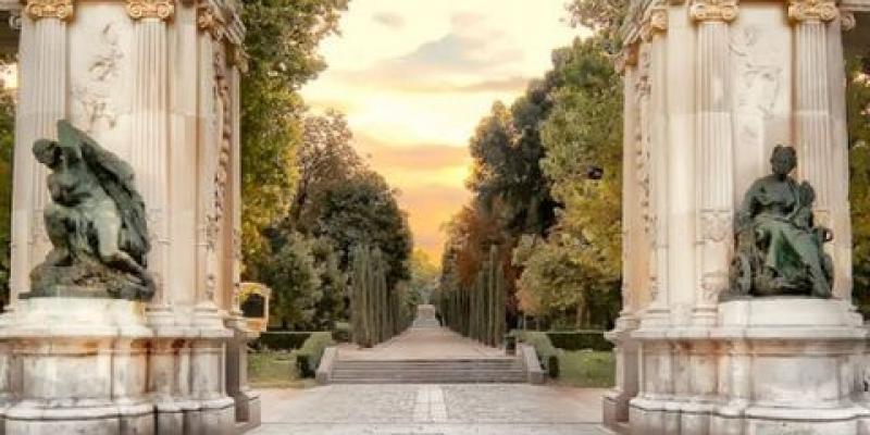 Una imágen del Parque del Retiro.