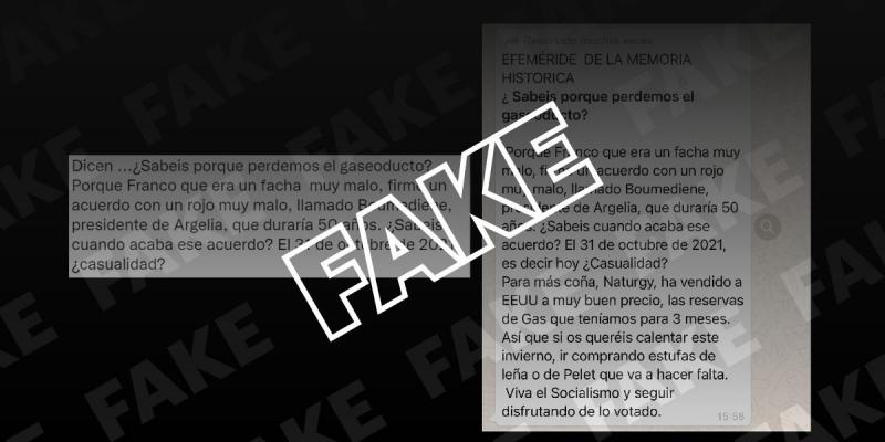 Imagen de Newtral Fake news sobre Franco y el Magreb