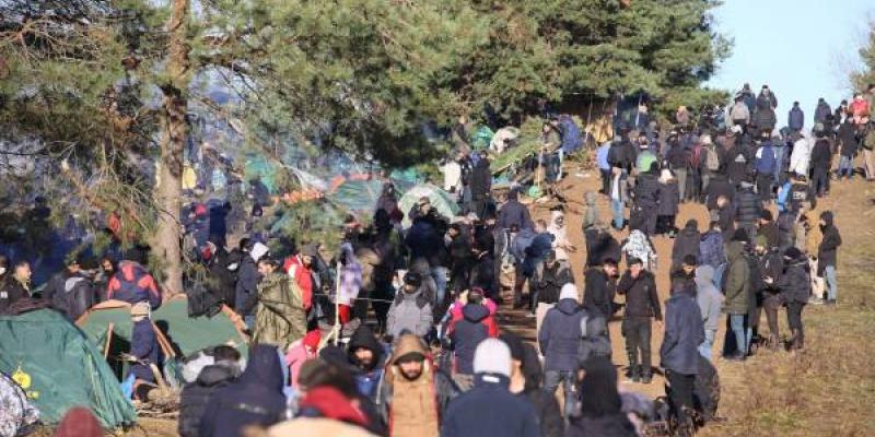 Maltrato a migrantes/ AFP Maltrato a migrantes en Polonia