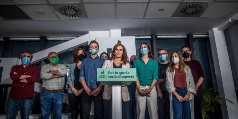 Más Madrid / Servimedia Mónica García dice que Más Madrid es “la fuerza dinámica del bloque progresista y la alternativa al cambio de la Comunidad”