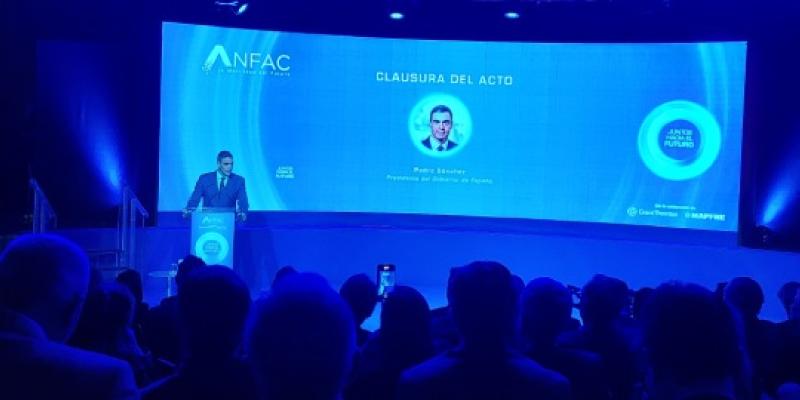 Pedro Sánchez en la clausura del IV Foro de Anfac