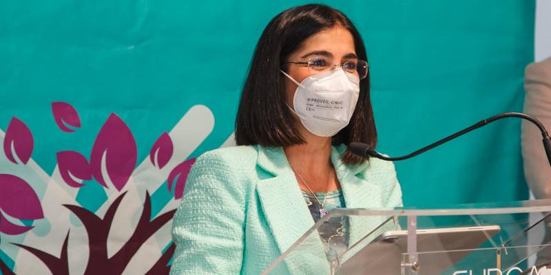 Imagen del Twitter de la ministra de Sanidad, Carolina Darias La ministra de Sanidad, Carolina Darias