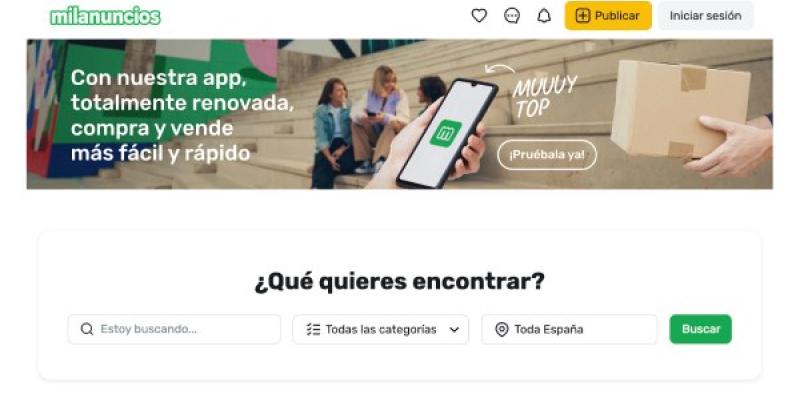 Nueva web Milanuncios Web Milanuncios