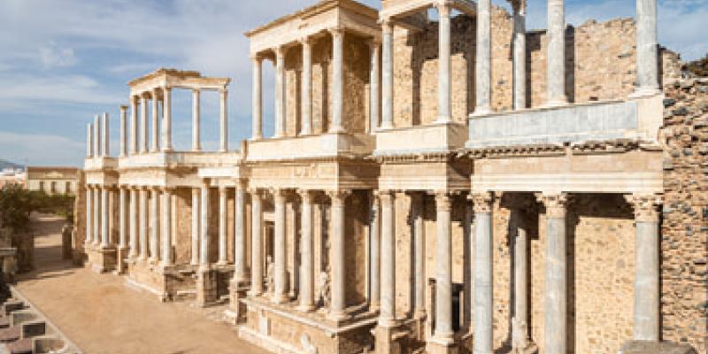 Imagen del Teatro Romano de Mérida/envatoelements Mérida aumenta su economía gracia a los festivales