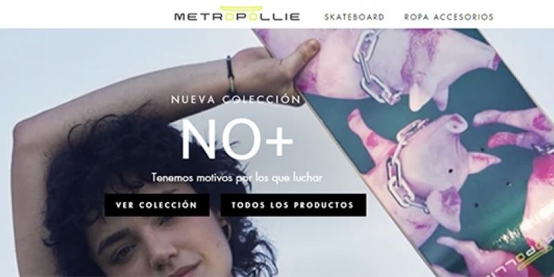 Metropollie, ropa urbana con conciencia social Página web de Metropollie