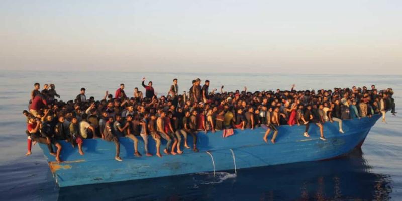 Imagen de varios migrantes/El Confidencial Los migrantes irregulares crecieron en el 2023