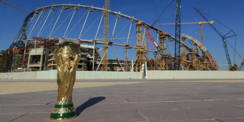 Imagen de uno de los estadios para el Mundial durante las obras 