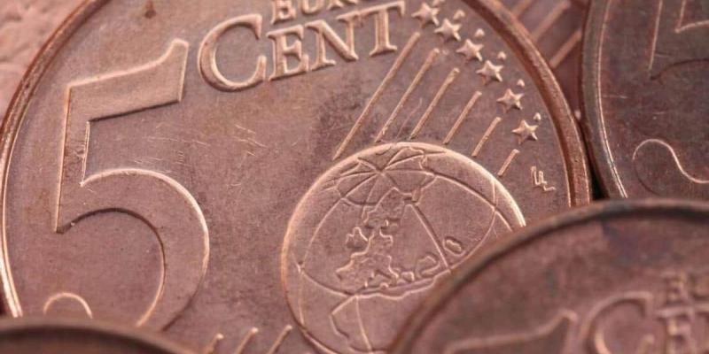 El valor de las monedas de 5 céntimos