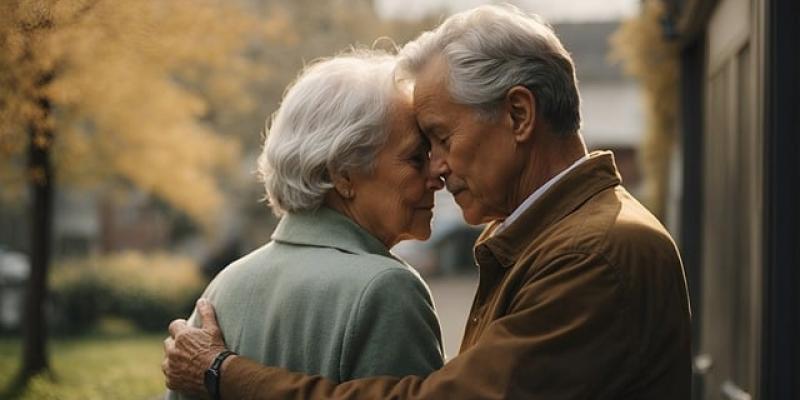 Dos personas mayores / Pixabay Dos personas mayores abrazándose