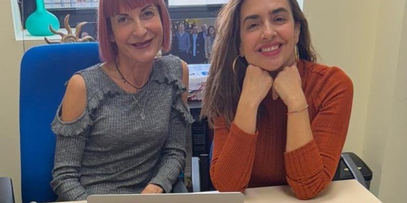 Ana Rojo y Marina Ramos, investigadoras.