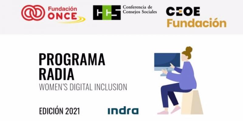 Programa RADIA: Abierta la convocatoria para la formación tecnológica de mujeres con discapacidad Indra se incorpora al programa Radia para formar tecnológicamente a mujeres con discapacidad