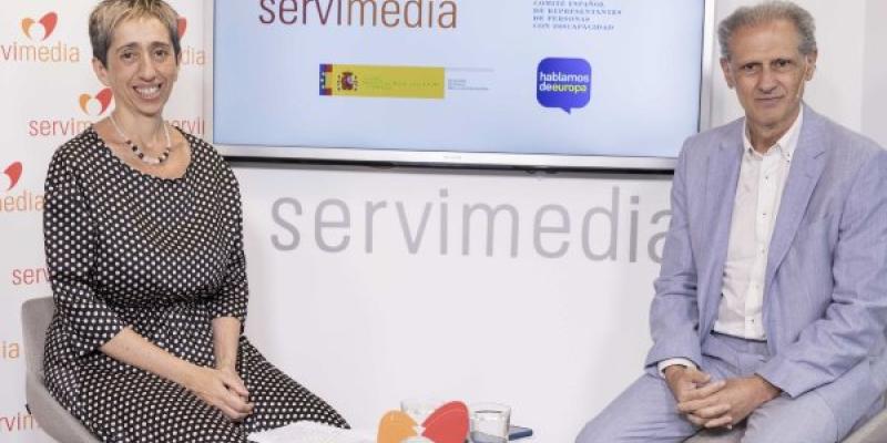 Concha Díaz, en la entrevista en Servimedia 