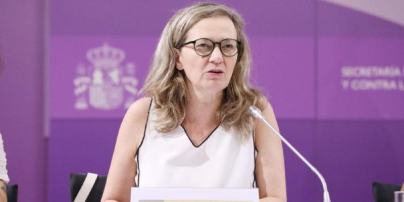 Stop violencia machista Victoria Rosell, delegada del Gobierno contra la Violencia machista y de género