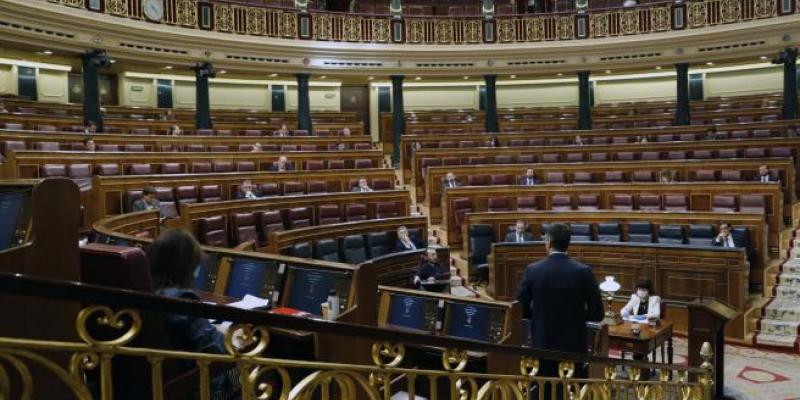 Pleno del Congreso de los Diputados | Imagen: 20m El Gobierno premia a los pequeños municipios en la desescalda.