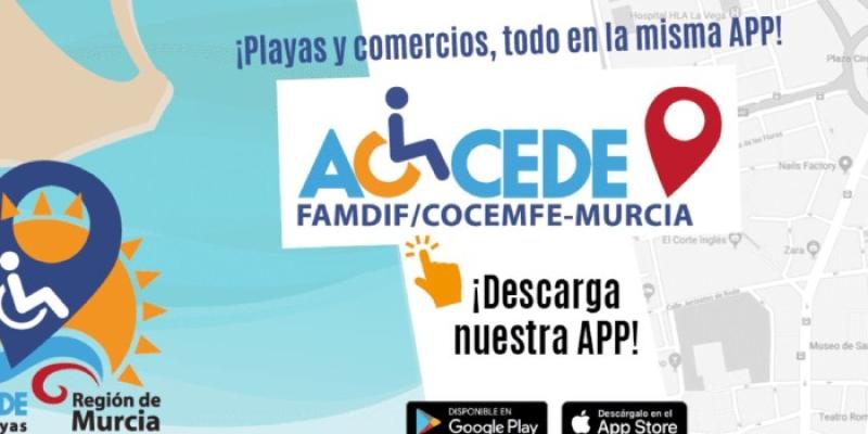 Accesibilidad de las playas - Foto: ACCEDE 'ACCEDE', la app para conocer la accesibilidad 74 playas en la Región de Murcia