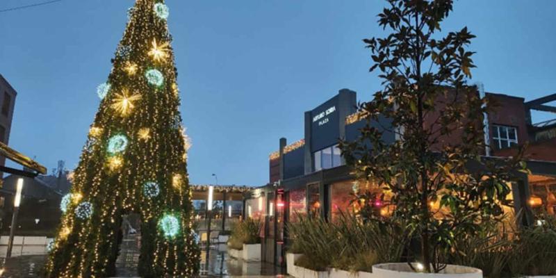 Imagen de una decoración navideña/Hi Retail Navidad inclusiva en Arturo Soria