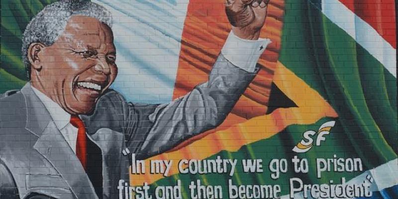 Nelson Mandela y su legado - Pixabay Nelson Mandela en un mural