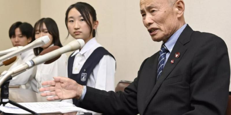El copresidente de la Confederación Japonesa de Organizaciones de Víctimas de la Bomba A y H (Nihon Hidankyo), Premio Nobel de la Paz 2024 El copresidente de la Confederación Japonesa de Organizaciones de Víctimas de la Bomba A y H (Nihon Hidankyo), Toshiyuki Mimaki