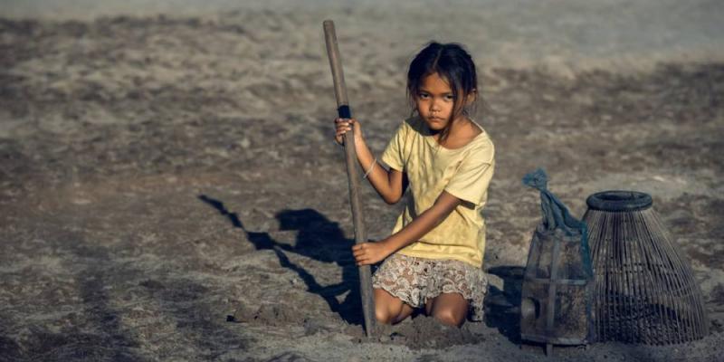 Los niños son uno de los grupos más afectados por el cambio climático