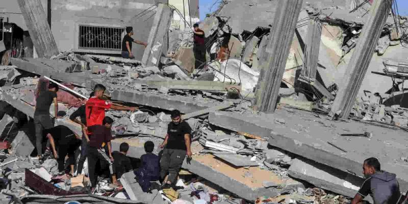 Imagen de la situación de Gaza/RTVE.es La guerra en Gaza deja a miles de niños en situación de urgencia