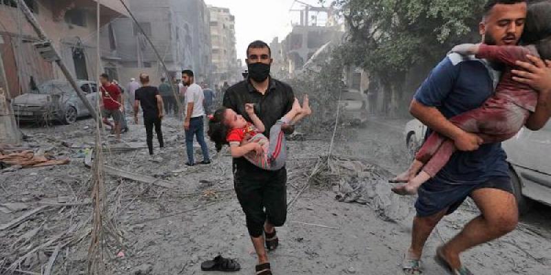 La Franja de Gaza es la muerte para los niños Los niños en Gaza encuentran la muerte
