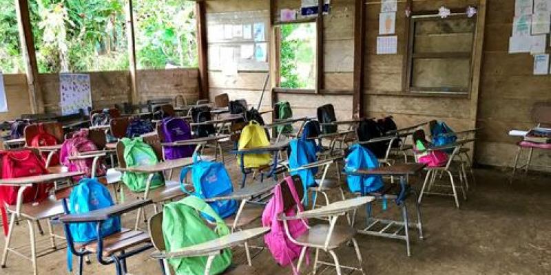 Imagen de una escuela en Latinoamérica/El País Los niños de Latinoamérica y su situación en las escuelas