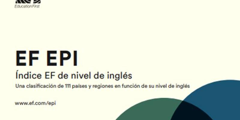 Situación del nivel de inglés/ EFE Cartel del estudio del nivel de inglés