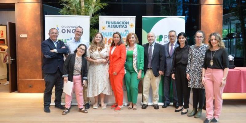 Foto de familia con los participantes en el acto / Servimedia La Fundación Aequitas del Consejo General del Notariado, Fundación ONCE y Plena inclusión presentaron ‘Documentos notariales en lectura fácil’, un proyecto inclusivo que adapta a lectura fácil modelos de textos notariales como los de herencias, compraventas o donaciones.